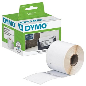 DYMO Etikettenrolle für Etikettendrucker S0929100 weiß, 51,0 x 89,0 mm, 1 x 300 Etiketten