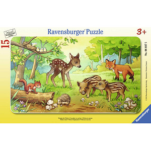 Ravensburger Tierkinder des Waldes Puzzle, 15 Teile