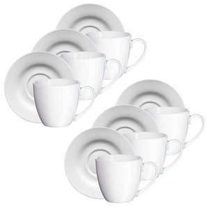 MÄSER Espressotassen-Set MODESTA weiß 2-tlg., 6 St.