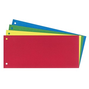 Wekre Trennstreifen farbsortiert, 180 g/m² Karton 24,0 x 10,5 cm, 25 Blatt