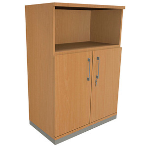 fm Regalschrank Oldenburg, 4260429767489 buche 80,0 x 44,2 x 113,3 cm, 1 St.