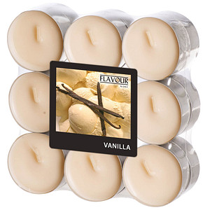 18 FLAVOUR by GALA Teelichter creme Vanilla