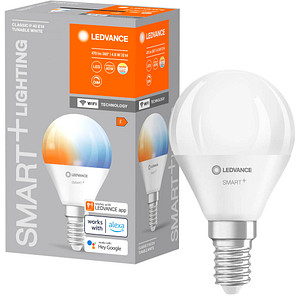 LEDVANCE WLAN-Lampe SMART+ WiFi Classic P40 TW E14 4,9 W matt, 1 St.