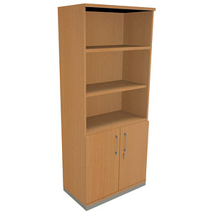 fm Regalschrank Oldenburg, 4260429767854 buche 80,0 x 44,2 x 186,9 cm, 1 St.