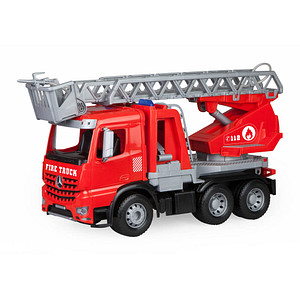 LENA Worxx Feuerwehr Leiterwagen Mercedes Benz Arocs 4615 Spielzeugauto