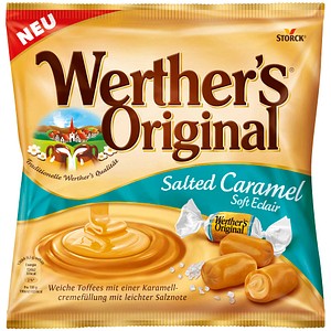 Werther’s® Original Soft Salted Caramel Kaubonbons 25 St./ 180,0 g, 1 Pack