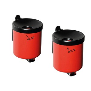 TKG Rondo junior Wandaschenbecher rot, 2 St.