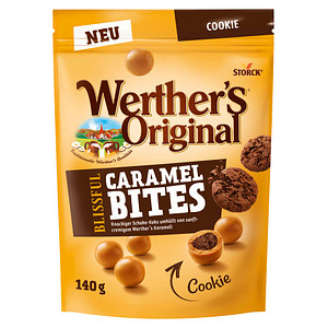 Werther’s® Original Blissful Caramel Bites Cookie Bonbons 140,0 g, 1 Pack