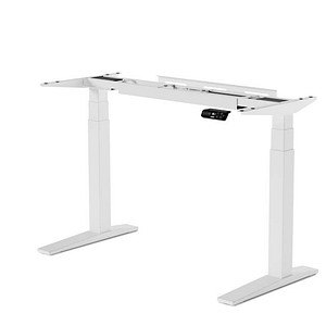 FlexiSpot E7 Pro elektrisch höhenverstellbares Schreibtischgestell weiß ohne Tischplatte, C-Fuß-Gestell weiß 110,0 - 190,0 x 68,0 cm