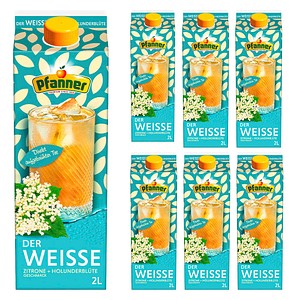 Pfanner Eistee  Holunderblüte, Zitrone 6x 2,0 l