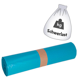 DEISS Schwerlastsäcke STANDARD® 120,0 l blau 60 µm, 25 St.