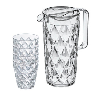 koziol Karaffe Crystal 1,6 l, 1 Set