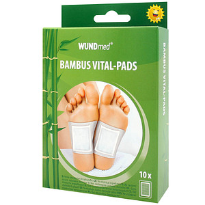 WUNDmed® Bambuspflaster Vital-Pads weiß 6,0 x 8,0 cm, 10 St.