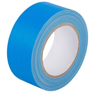 WIHEDÜ Neon Gewebeband blau 5,0 cm x 25,0 m 1 Rolle