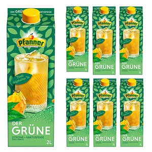 Pfanner Eistee  Kaktusfeige, Zitrone 6x 2,0 l
