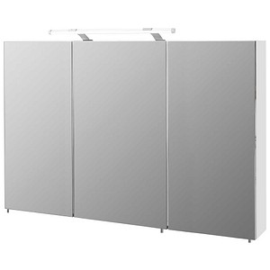 MÖBELPARTNER Spiegelschrank Dorina 132253 weiß glanz 120,0 x 16,0 x 75,7 cm