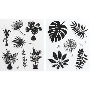 HEYDA Motivstempel-Set Blätter 10,0 - 55,0 mm, 1 St.