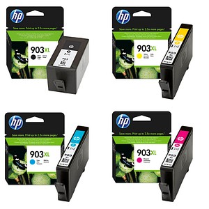 HP 903XL(3HZ51AE) schwarz, cyan, magenta, gelb Druckerpatronen, 4er-Set