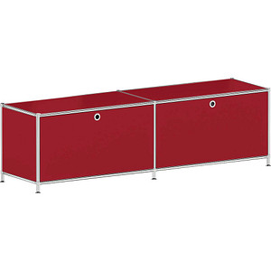 viasit Sideboard System4, 171303 rubinrot 152,9 x 40,4 x 43,2 cm, 1 St.