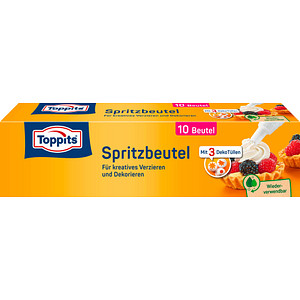 Toppits Spritzbeutel beige, 10 St.