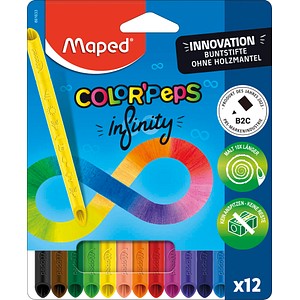 maped Color Peps Buntstifte farbsortiert, 12 St.