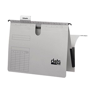 dots Taschenhefter Karton lichtgrau DIN A4 1x kaufmännische Heftung, 25 St.