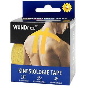 WUNDmed® Tape Kinesiologie 04-039 gelb 5,0 cm x 5,0 m, 1 St.