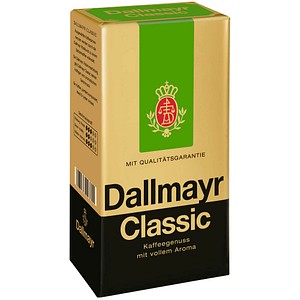 Dallmayr Classic Kaffee, gemahlen, Arabica- und Robustabohnen kräftig, 500 g
