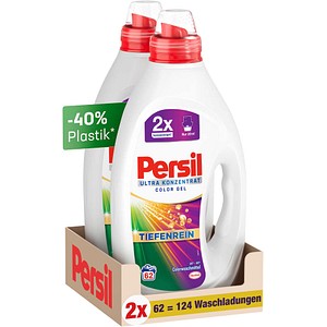 Persil ULTRA KONZENTRAT COLOR GEL TIEFENREIN Waschmittel flüssig, 2x 1,24 l