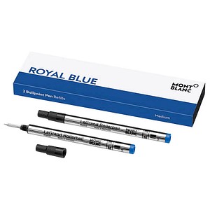 MONTBLANC LeGrand M Royal Blue Tintenrollerminen königsblau 1,0 mm 2 St.
