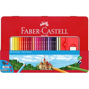 FABER-CASTELL Classic Buntstifte farbsortiert, 48 St.