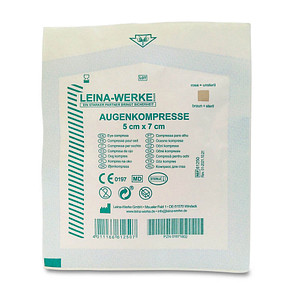 LEINA-WERKE Augenkompresse REF 61250 weiß 5,6 x 7,2 cm, 1 St.