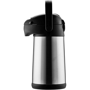 helios® Isolierkanne Pipe Edelstahl/schwarz 2,5 l, 1 St.