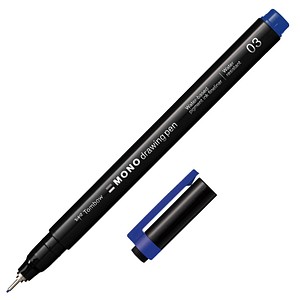 Tombow MONOdrawing Fineliner blau 0,35 mm, 1 St.
