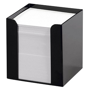 folia Zettelbox schwarz inkl. 700 Notizzettel weiß, 1 St.