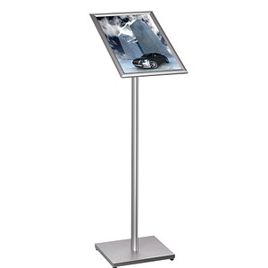 Showdown® Displays Infoständer silber DIN A3 33,0 x 39,1 x 111,0 cm, 1 St.