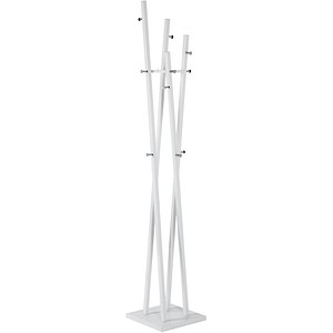 HAKU Möbel Kleiderständer 20307 weiß Metall 12 Haken 35,0 x 192,0 cm, 1 St.