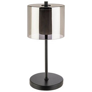 APS ANTON LED Akku-Tischleuchte schwarz, mirrored look 2,0 W