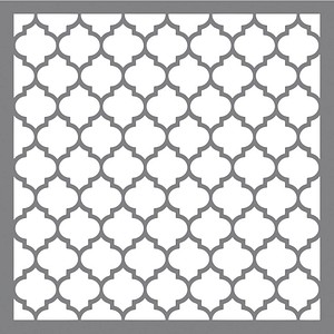 Rayher Dekor-Schablone Waben klassisch grau
