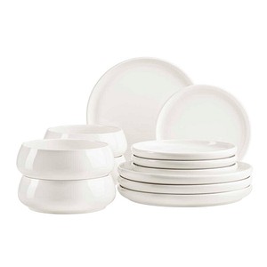 MÄSER Teller-Set TAYA weiß 12-tlg., 1 Set