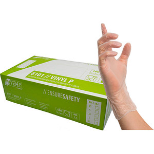 NITRAS MEDICAL unisex Einmalhandschuhe transparent Größe M, 100 St.