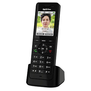 AVM FRITZ!Fon X6 Telefon mit Schnurloses Printus Anrufbeantworter schwarz 