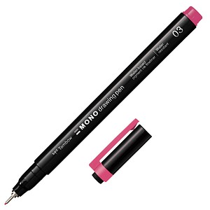 Tombow MONOdrawing Fineliner rot 0,35 mm, 1 St.