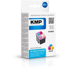 KMP H168CX color Tintenpatrone ersetzt HP 302XL (F6U67AE) KMP H168CX color Tintenpatrone ersetzt HP 302XL (F6U67AE)