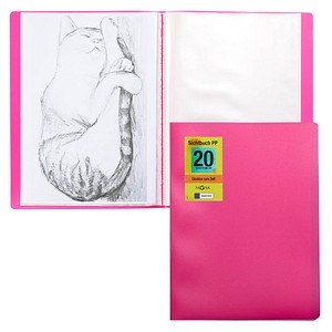 PAGNA School Sichtbuch DIN A4, 20 Hüllen dunkelrosa, 1 St.