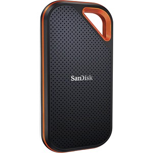SanDisk Extreme PRO Portable SSD V2 1 TB externe SSD-Festplatte schwarz, orange