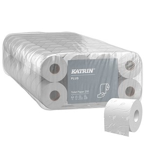 KATRIN Toilettenpapier PLUS 250 3-lagig, 72 Rollen