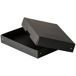 FALKEN PURE Aufbewahrungsbox 500 Blatt schwarz 18,0 x 25,0 x 4,0 cm, 1 St.
