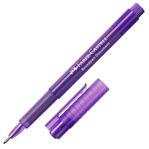 FABER-CASTELL Broadpen Document 1554 Fineliner lila 0,8 mm, 1 St.