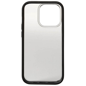 WOODCESSORIES Clear Case Handy-Cover für Apple iPhone 14 Pro transparent, schwarz